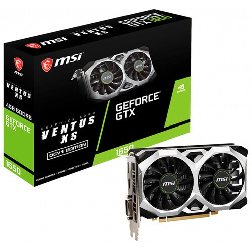 MSI GeForce GTX 1650 D6 VENTUS XS OCV1 4GB GDDR5 