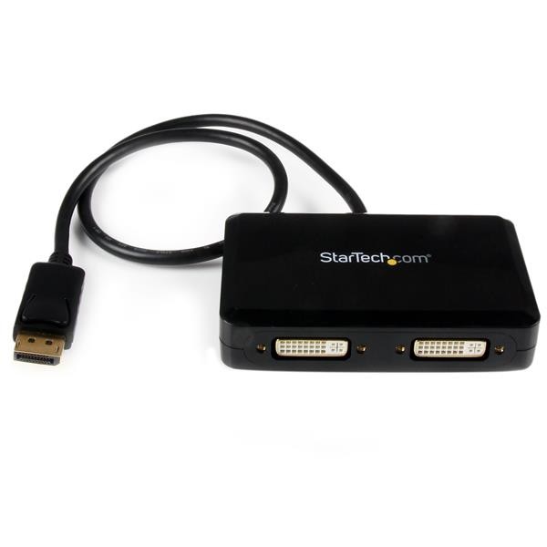 StarTech DISPLAYPORT-to-DUAL DVI 3840x1200 Multi-Monitor Adapter (SP122DP2DV)
