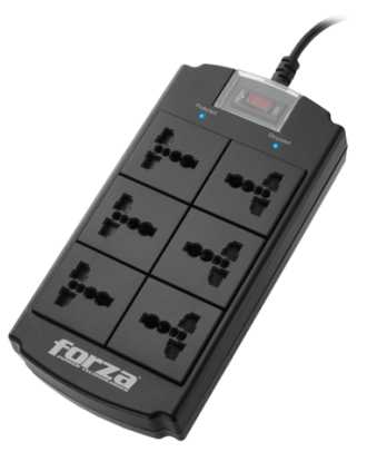 Forza 6-Outlet Home/Office Universal Surge Protector FSP-06MN
